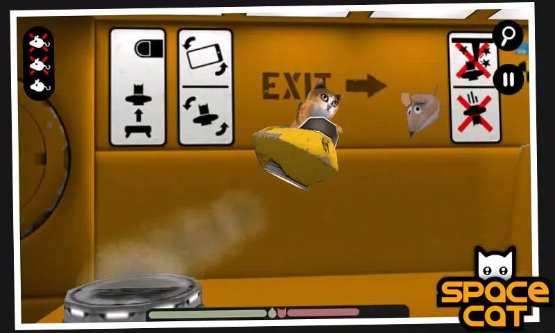 Capturas de tela do SpaceCat HD
