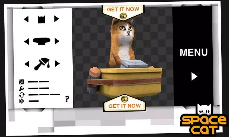 Capturas de tela do SpaceCat HD