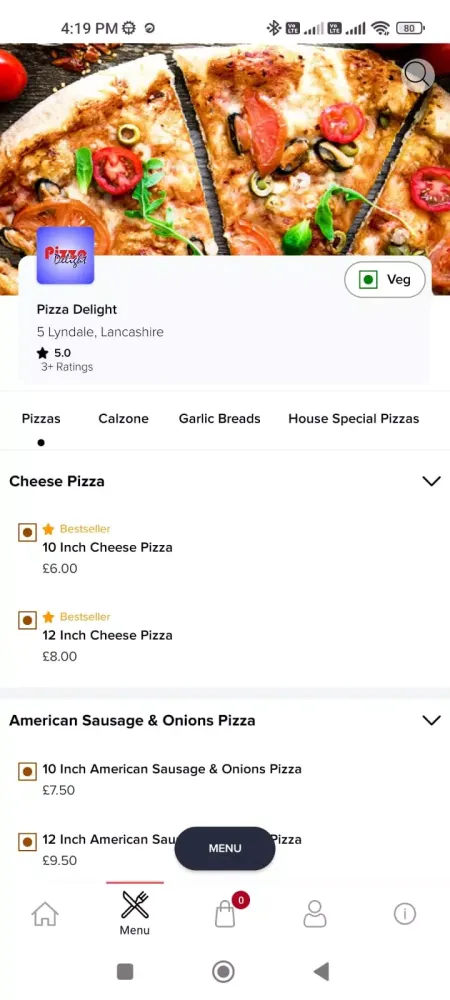Pizza Delight Ekran Görüntüleri