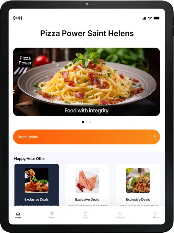 Ảnh chụp màn hình của Pizza Power Saint Helens iPad 