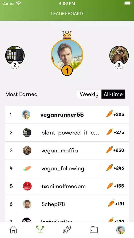 Capturas de pantalla de Vegan Following