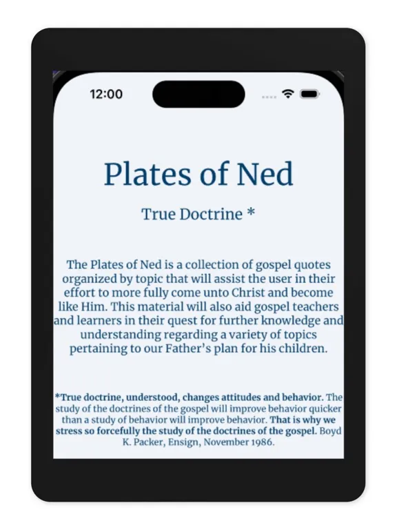 Tangkapan skrin The Plates of Ned iPad 