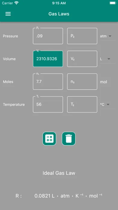 Zrzuty ekranu Pocket Chemist