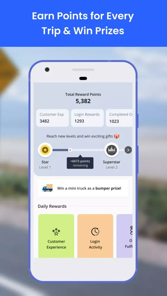 Ảnh chụp màn hình của Porter Driver Partner App