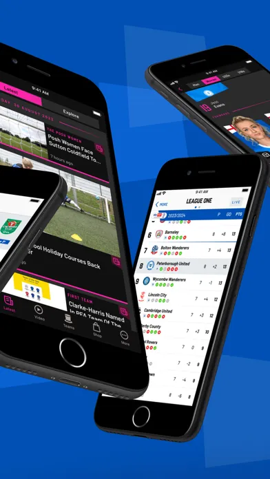 Zrzuty ekranu The Peterborough United App