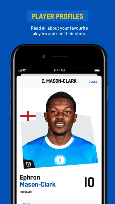 Zrzuty ekranu The Peterborough United App