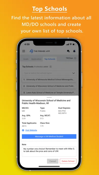 تصاویر The PreMed App