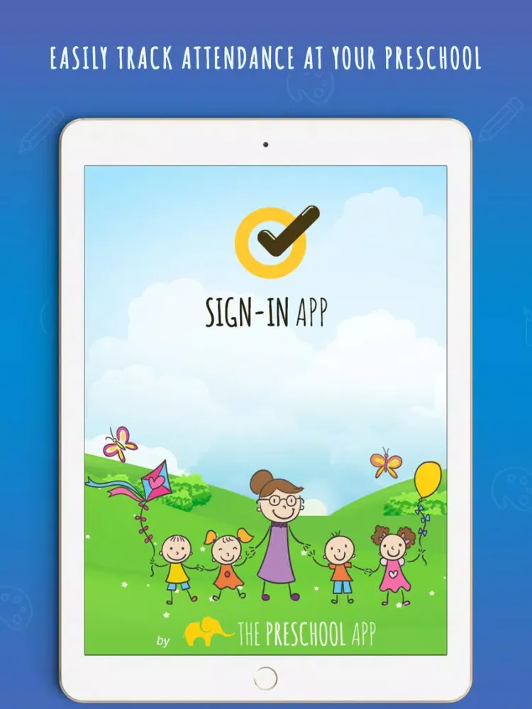Sign-in Sign-Out: Free Preschool Check in App. iPad  스크린샷