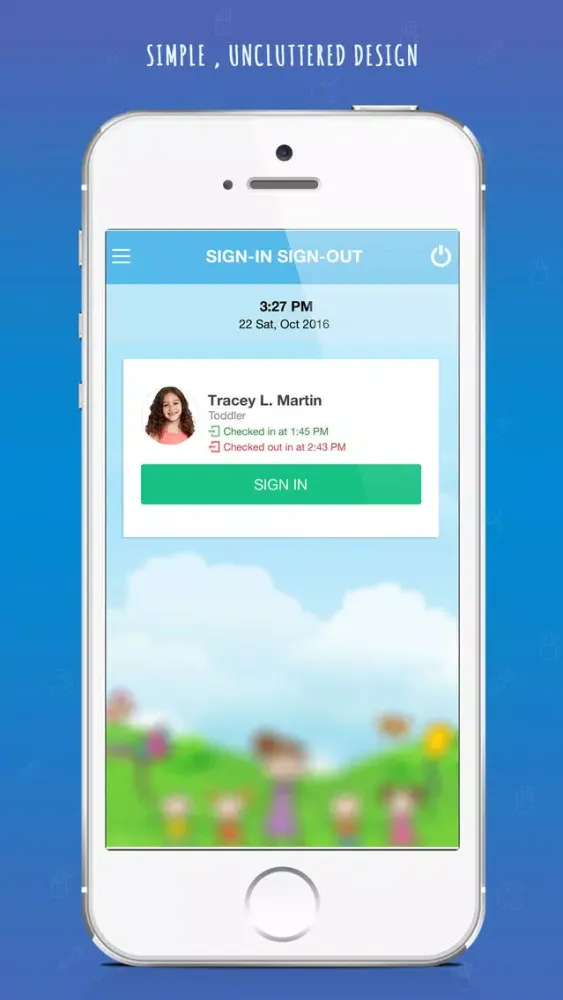 Sign-in Sign-Out: Free Preschool Check in App. 스크린샷