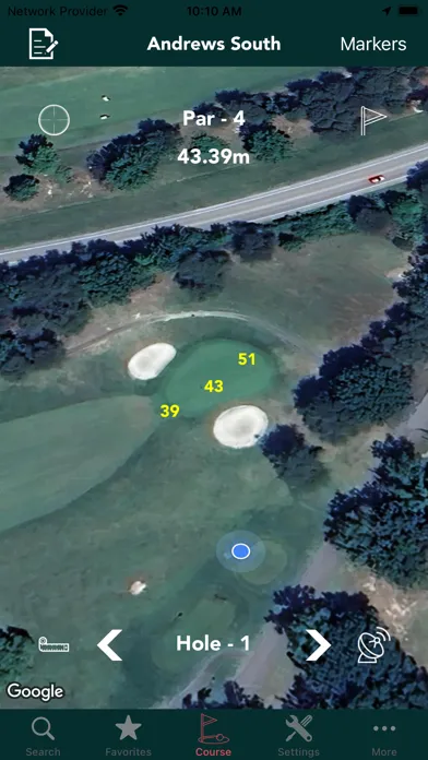 Tangkapan skrin GolfTarget - GPS Golf Course