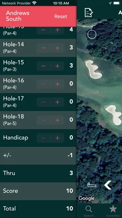 Tangkapan skrin GolfTarget - GPS Golf Course