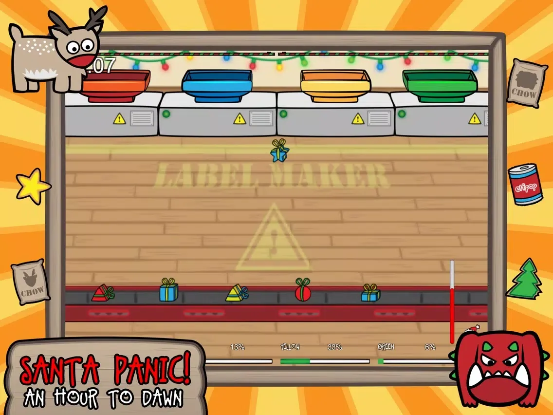 Tangkapan skrin Santa Panic iPad 