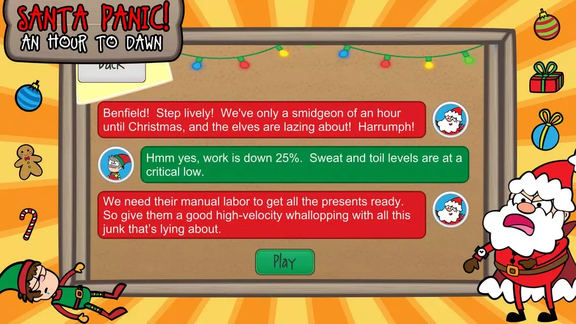 Tangkapan skrin Santa Panic