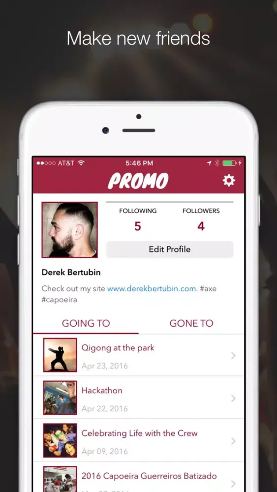Capturas de pantalla de The Promo App