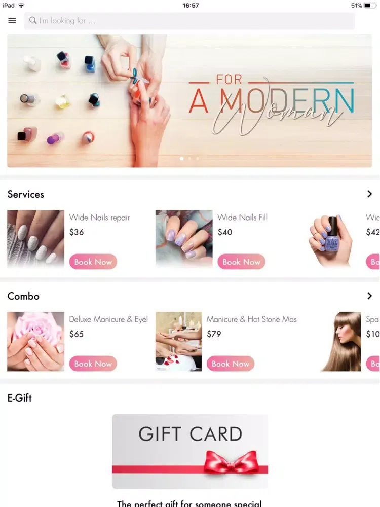 Perfection Nails Spa iPad  Screenshots