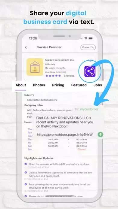 thePro Nextdoor: Service Pros سکرین شاٹس