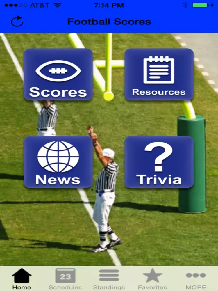 Football Scores & Schedules - NFL Edition iPad  স্ক্রিনশট