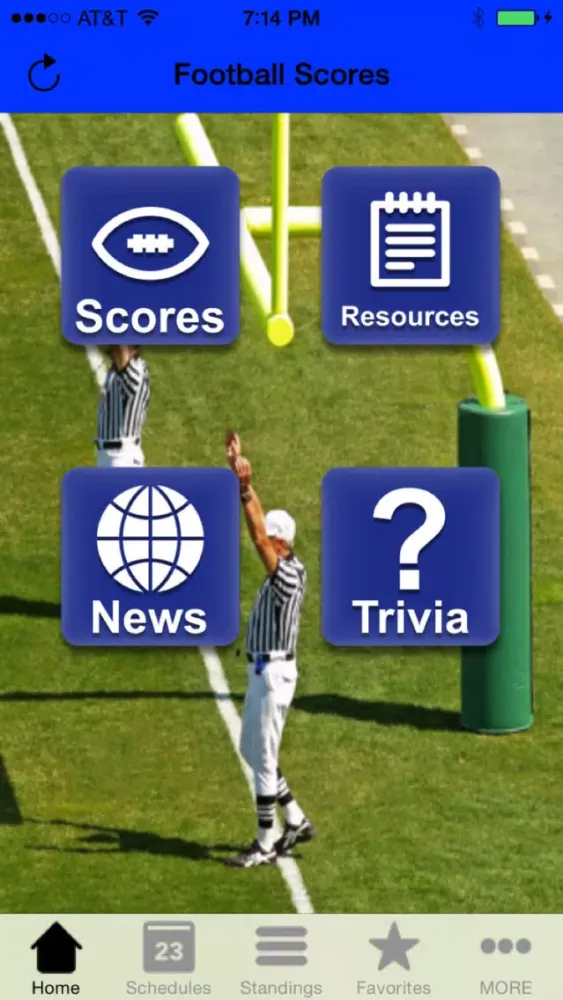 Football Scores & Schedules - NFL Edition স্ক্রিনশট