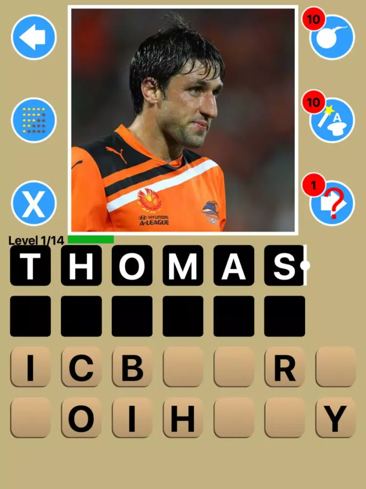 Australia A-League Hyundai Football Quiz Maestro iPad 应用截图
