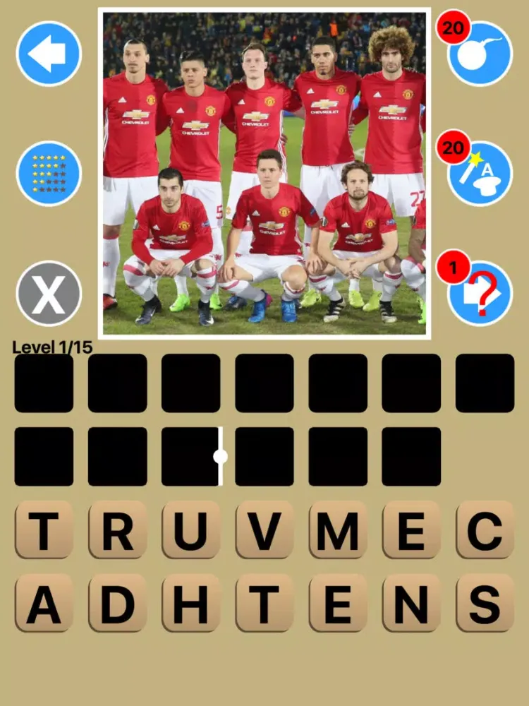 Ảnh chụp màn hình của Football Team Game Quiz Maestro iPad 