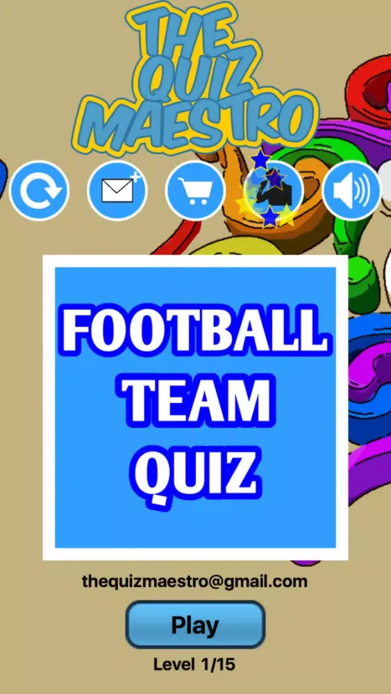 Ảnh chụp màn hình của Football Team Game Quiz Maestro