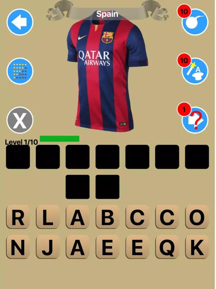 Zrzuty ekranu Football Soccer Kits Quiz iPad 