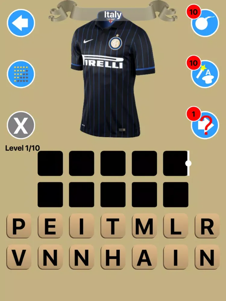 Zrzuty ekranu Football Soccer Kits Quiz iPad 