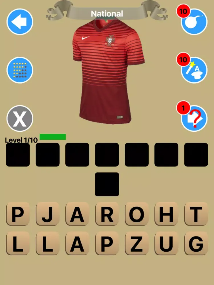 Zrzuty ekranu Football Soccer Kits Quiz iPad 