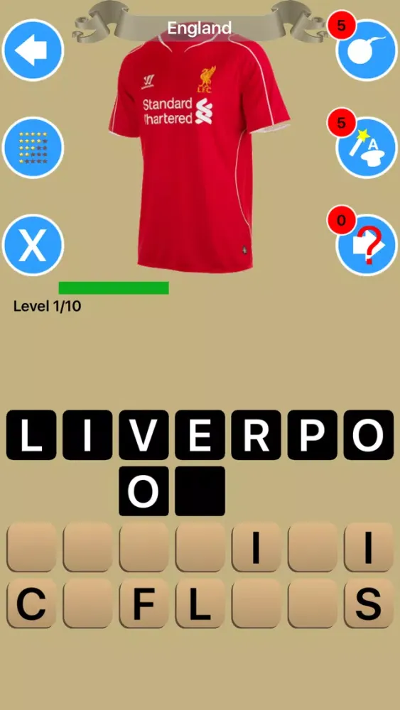 Zrzuty ekranu Football Soccer Kits Quiz