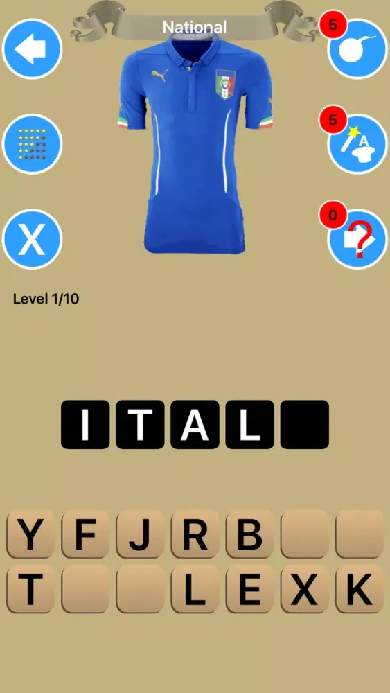 Zrzuty ekranu Football Soccer Kits Quiz