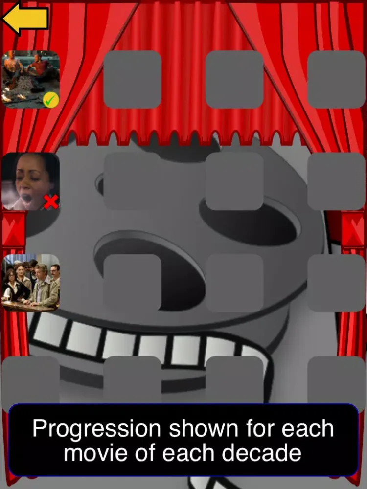 Tangkapan layar Movie Quiz Maestro - Blockbuster Hollywood Celebrity Film Trivia iPad 