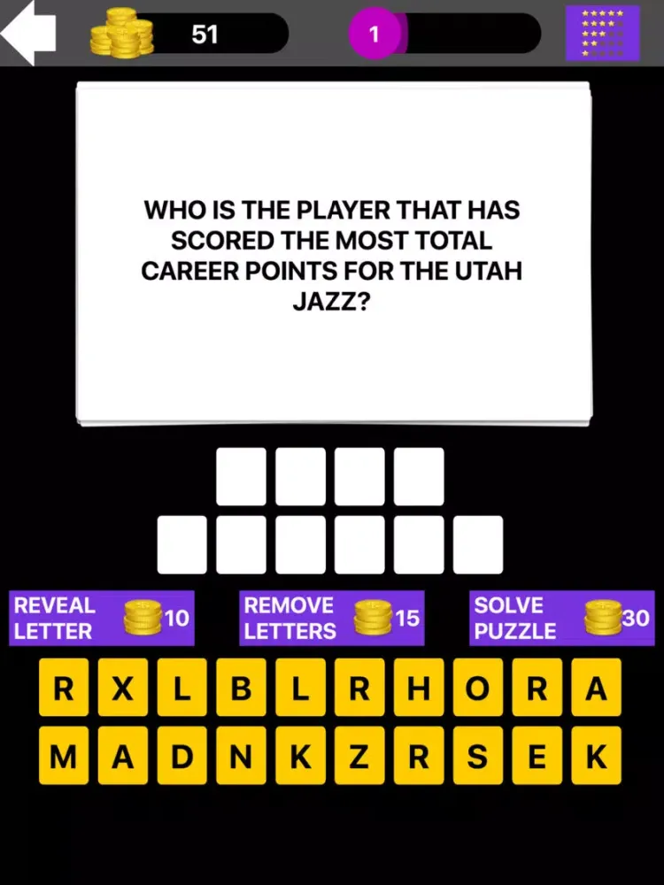 Q&A NBA Basketball Quiz Maestro iPad  Screenshots