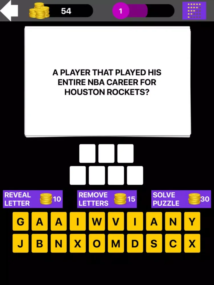 Q&A NBA Basketball Quiz Maestro iPad  Screenshots