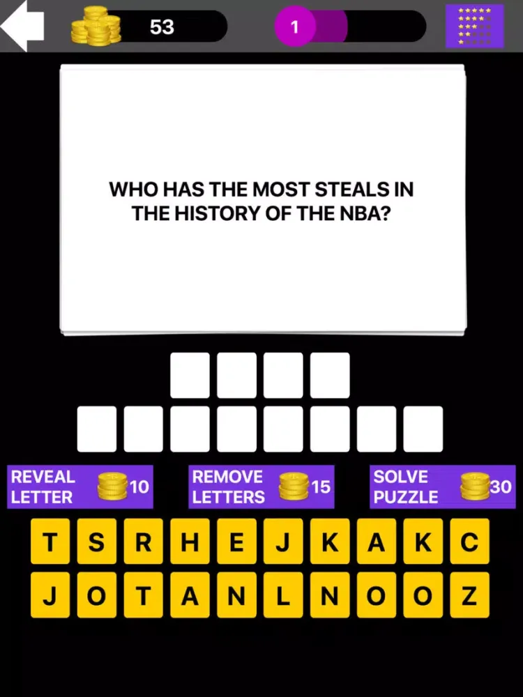 Q&A NBA Basketball Quiz Maestro iPad  Screenshots