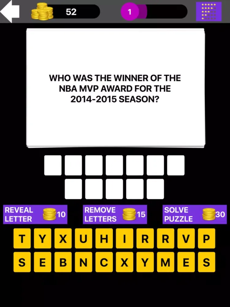 Q&A NBA Basketball Quiz Maestro iPad  Screenshots