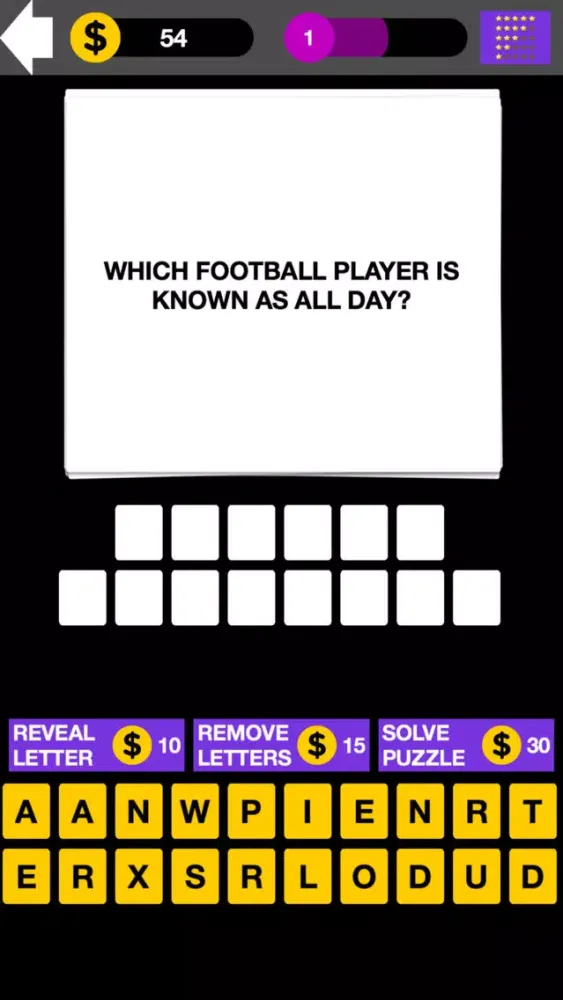 Capturas de tela do Q&A Quiz Maestro: American NFL Football Game Edition