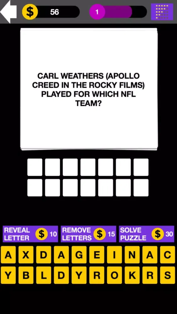 Capturas de tela do Q&A Quiz Maestro: American NFL Football Game Edition