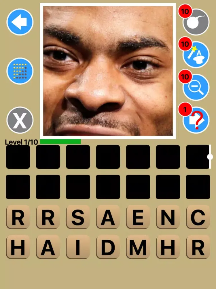Tangkapan layar Zoom Out American Football Game Quiz Maestro iPad 
