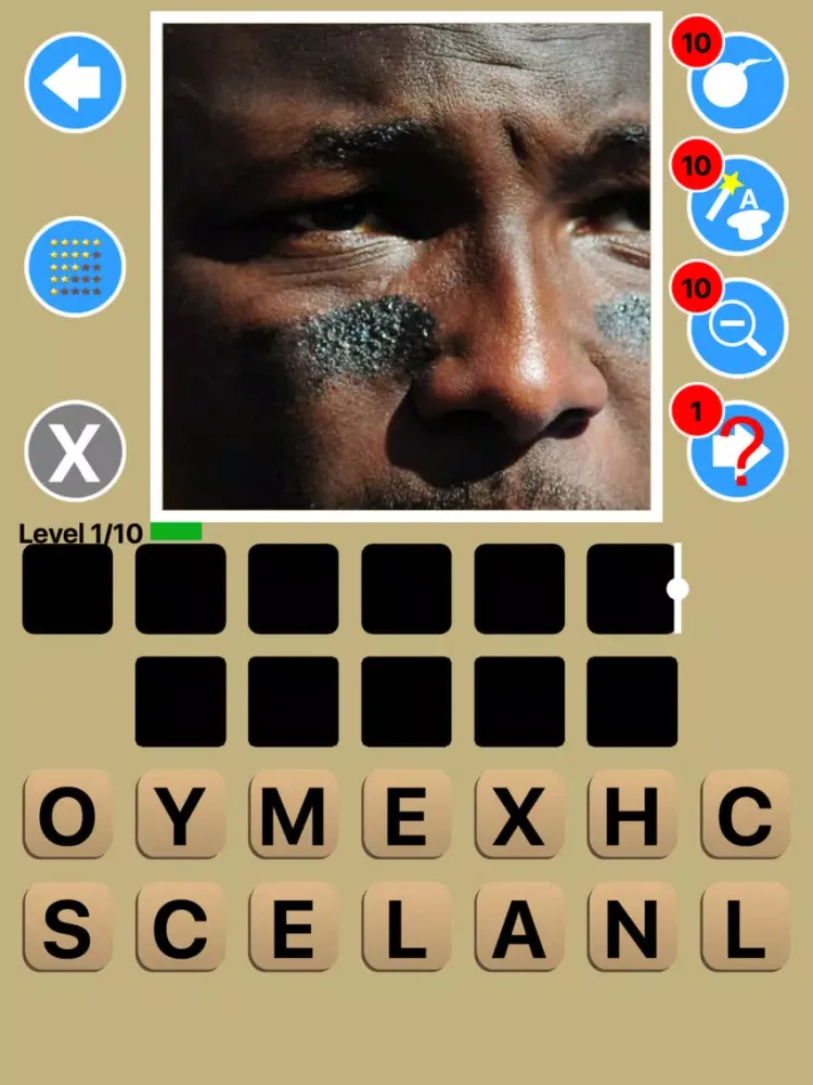 Tangkapan layar Zoom Out American Football Game Quiz Maestro iPad 