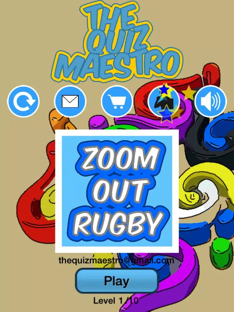 Capturas de tela do Zoom Out Rugby League Quiz Maestro - Close Up Player Word Trivia iPad 