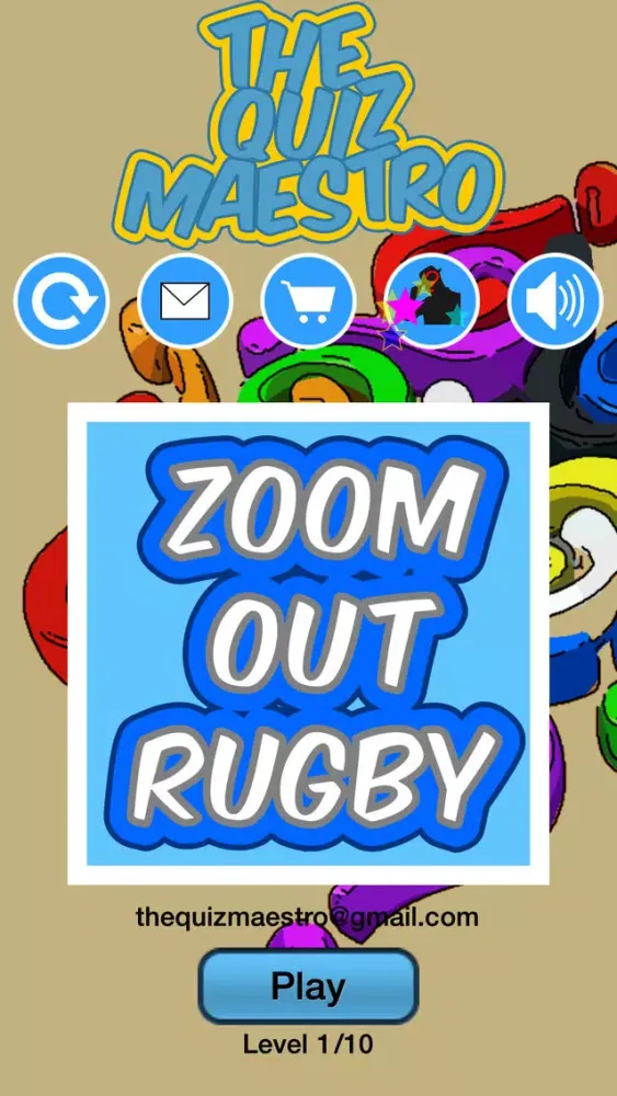 Capturas de tela do Zoom Out Rugby League Quiz Maestro - Close Up Player Word Trivia