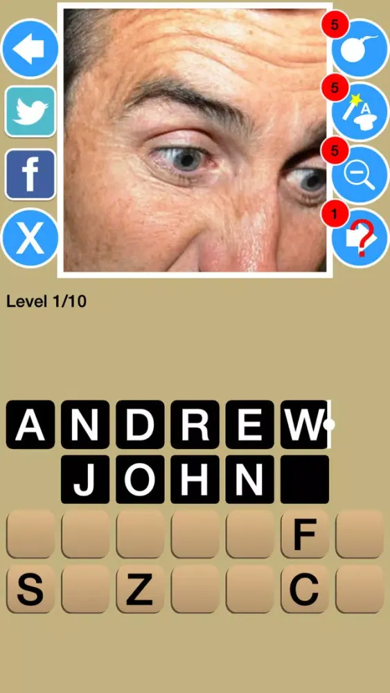 Capturas de tela do Zoom Out Rugby League Quiz Maestro - Close Up Player Word Trivia