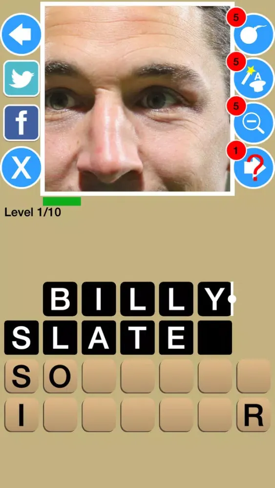 Capturas de tela do Zoom Out Rugby League Quiz Maestro - Close Up Player Word Trivia