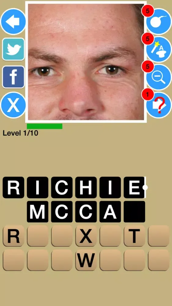 Ảnh chụp màn hình của Zoom Out Rugby Union Quiz Maestro