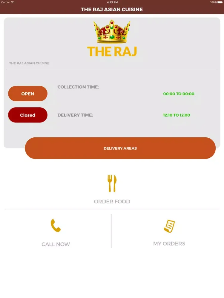 Capturas de pantalla de THE RAJ ASIAN CUISINE iPad 