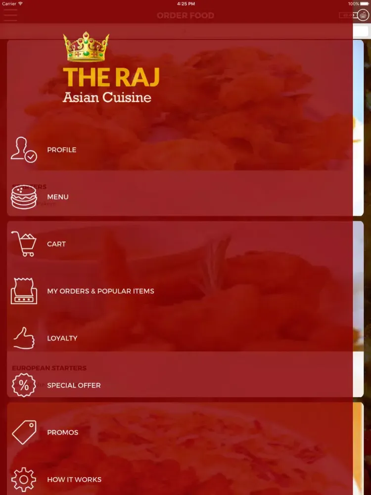 Capturas de pantalla de THE RAJ ASIAN CUISINE iPad 