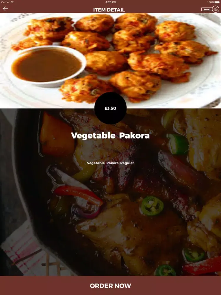 Capturas de pantalla de THE RAJ ASIAN CUISINE iPad 