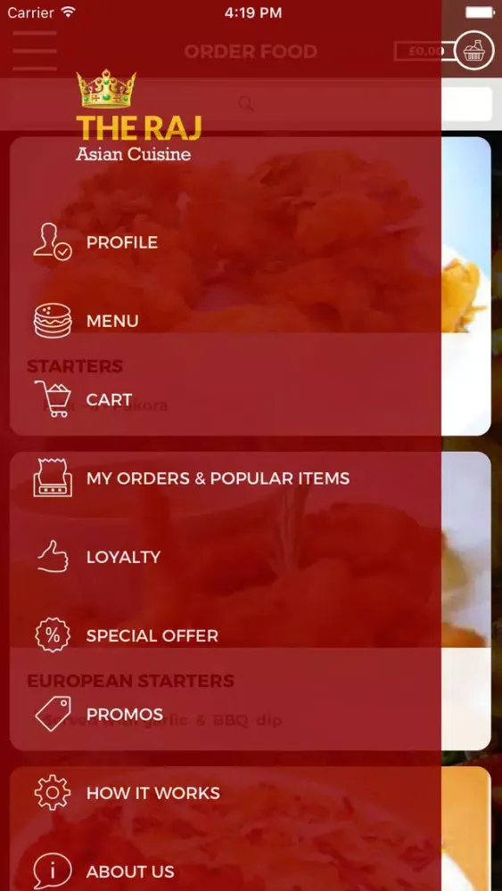 Capturas de pantalla de THE RAJ ASIAN CUISINE