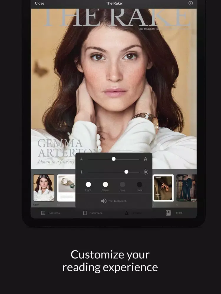 The Rake Magazine iPad  Ekran Görüntüleri