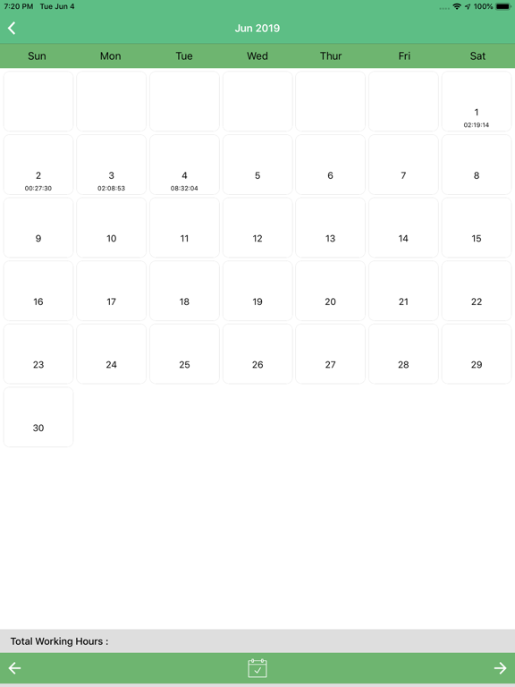 Screenshot di Time and Attendance iPad 